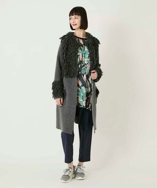 HIROKO BIS / ヒロコビス チュニック | デジタルフラワージョイントチュニック /洗える | 詳細13