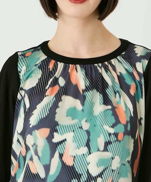 HIROKO BIS / ヒロコビス チュニック | デジタルフラワージョイントチュニック /洗える | 詳細3