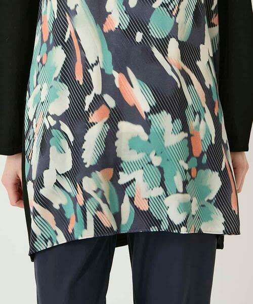 HIROKO BIS / ヒロコビス チュニック | デジタルフラワージョイントチュニック /洗える | 詳細5