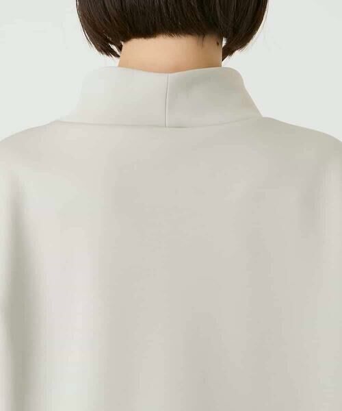 HIROKO BIS / ヒロコビス カットソー | 幾何アートフラワーボンディングプルオーバー /洗える | 詳細8