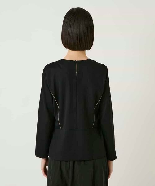 HIROKO BIS / ヒロコビス カットソー | ラインアクセントポンチプルオーバー /洗える | 詳細2