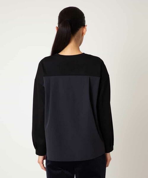 HIROKO BIS / ヒロコビス カットソー | グラフィカルモチーフデザインスウェット /洗える | 詳細2