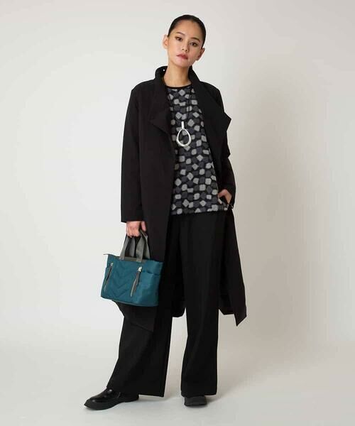 HIROKO BIS / ヒロコビス カットソー | 起毛ブロック切り替えデザインプルオーバー /洗える | 詳細16