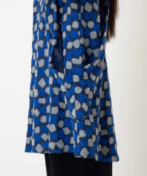 HIROKO BIS / ヒロコビス チュニック | 起毛ブロックサイド切り替えデザインチュニック /洗える | 詳細7