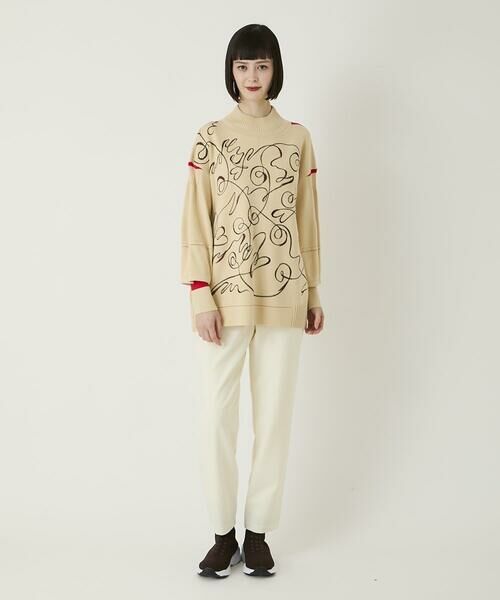 HIROKO BIS / ヒロコビス チノ・ワークパンツ | 両面起毛デザインプルオンパンツ /洗える | 詳細10