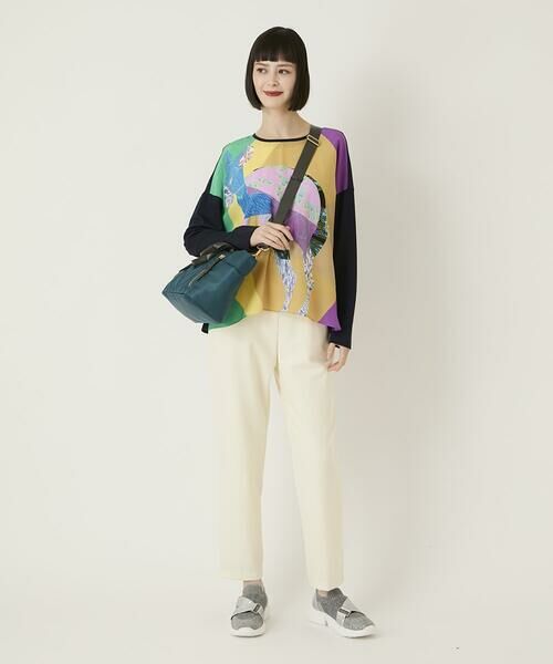 HIROKO BIS / ヒロコビス チノ・ワークパンツ | 両面起毛デザインプルオンパンツ /洗える | 詳細15