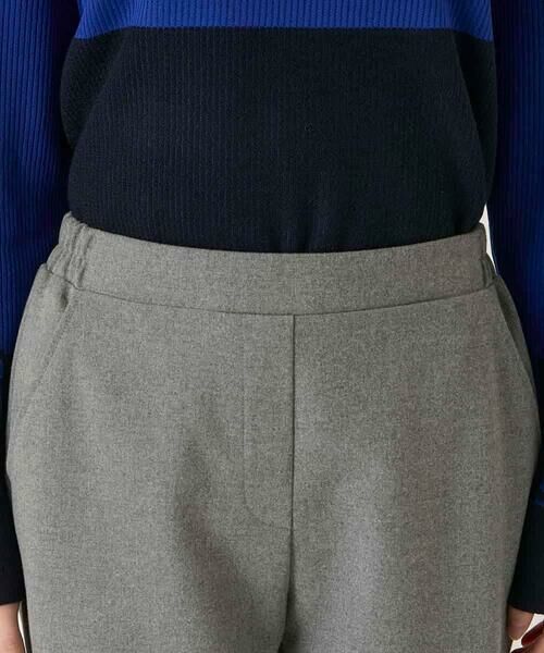 HIROKO BIS / ヒロコビス チノ・ワークパンツ | 両面起毛デザインプルオンパンツ /洗える | 詳細3