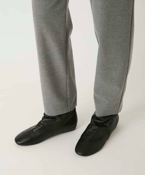 HIROKO BIS / ヒロコビス チノ・ワークパンツ | 両面起毛デザインプルオンパンツ /洗える | 詳細6