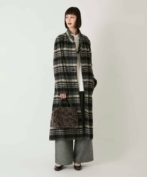 HIROKO BIS / ヒロコビス その他パンツ | ネップツイードワイドプルオンパンツ /洗える | 詳細17