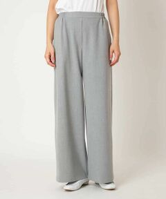 HIROKO BIS / ヒロコビス その他パンツ | 【アルガンオイル加工】ストレッチワイドパンツ /洗える
