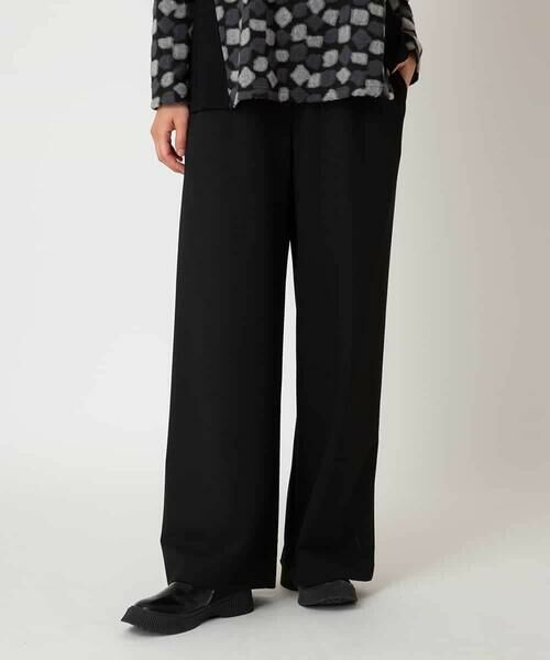 HIROKO BIS / ヒロコビス その他パンツ | 【アルガンオイル加工】ストレッチワイドパンツ /洗える | 詳細11