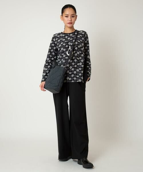 HIROKO BIS / ヒロコビス その他パンツ | 【アルガンオイル加工】ストレッチワイドパンツ /洗える | 詳細15