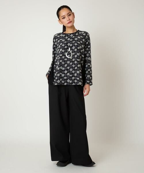 HIROKO BIS / ヒロコビス その他パンツ | 【アルガンオイル加工】ストレッチワイドパンツ /洗える | 詳細16