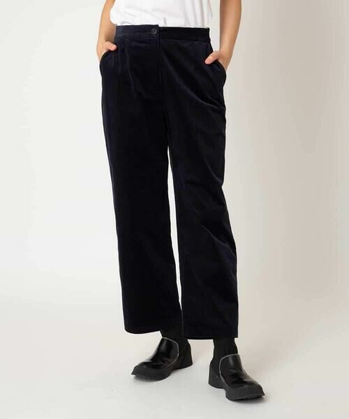 HIROKO BIS / ヒロコビス ショート・ハーフ・半端丈パンツ | ストレッチコーデュロイパンツ /洗える | 詳細7