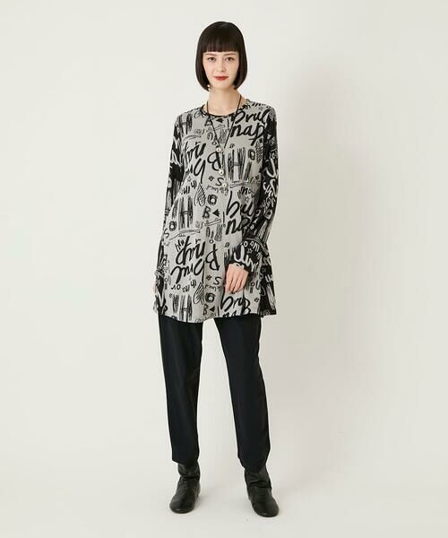 HIROKO BIS / ヒロコビス ショート・ハーフ・半端丈パンツ | 裏起毛ジョガープルオンパンツ /洗える | 詳細2