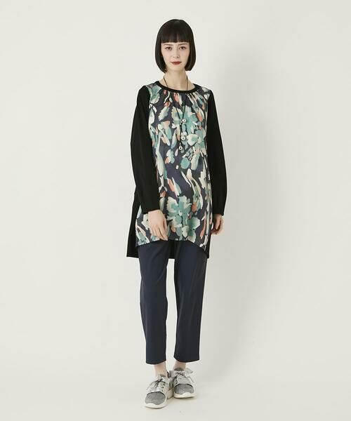 HIROKO BIS / ヒロコビス ショート・ハーフ・半端丈パンツ | 裏起毛ジョガープルオンパンツ /洗える | 詳細3