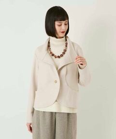 HIROKO BIS / ヒロコビス セットアップ | スムースウールコンパクトジャケット