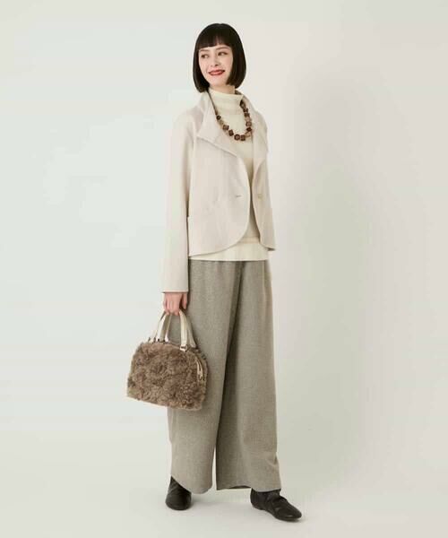 HIROKO BIS / ヒロコビス セットアップ | スムースウールコンパクトジャケット | 詳細17