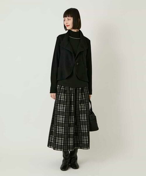 HIROKO BIS / ヒロコビス セットアップ | スムースウールコンパクトジャケット | 詳細22