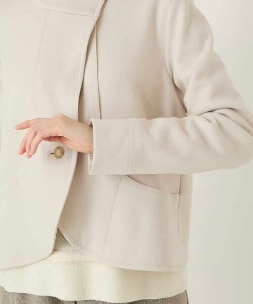 HIROKO BIS / ヒロコビス セットアップ | スムースウールコンパクトジャケット | 詳細5