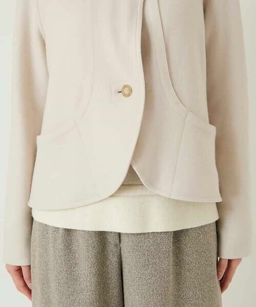 HIROKO BIS / ヒロコビス セットアップ | スムースウールコンパクトジャケット | 詳細8