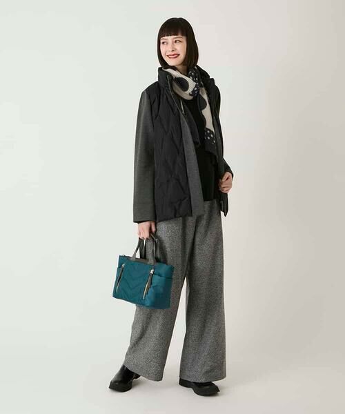 HIROKO BIS / ヒロコビス ダウンジャケット・ベスト | 圧着キルトジョイントデザインコート | 詳細17