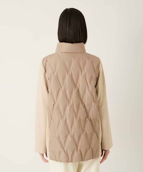 HIROKO BIS / ヒロコビス ダウンジャケット・ベスト | 圧着キルトジョイントデザインコート | 詳細2