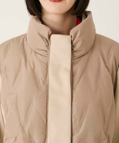 HIROKO BIS / ヒロコビス ダウンジャケット・ベスト | 圧着キルトジョイントデザインコート | 詳細3