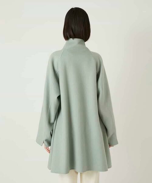 HIROKO BIS / ヒロコビス その他アウター | スタンドカラーリバージャージーコート | 詳細2