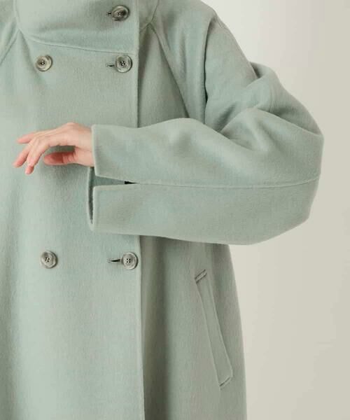 HIROKO BIS / ヒロコビス その他アウター | スタンドカラーリバージャージーコート | 詳細4