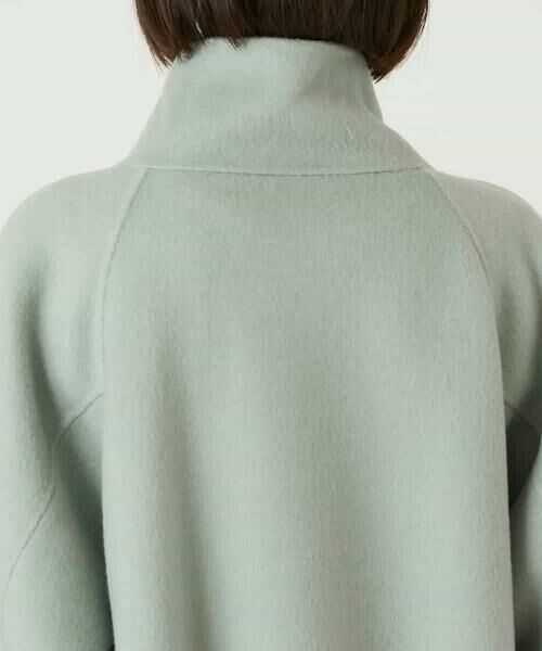 HIROKO BIS / ヒロコビス その他アウター | スタンドカラーリバージャージーコート | 詳細9