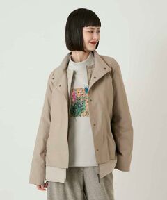 HIROKO BIS / ヒロコビス ダウンジャケット・ベスト | レイヤード風ツイルダウンコート