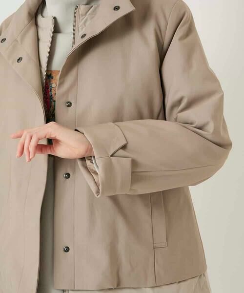 HIROKO BIS / ヒロコビス ダウンジャケット・ベスト | レイヤード風ツイルダウンコート | 詳細11