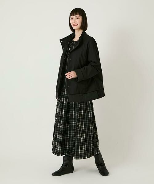 HIROKO BIS / ヒロコビス ダウンジャケット・ベスト | レイヤード風ツイルダウンコート | 詳細5