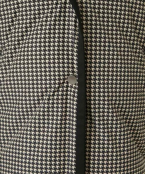 HIROKO BIS / ヒロコビス ダウンジャケット・ベスト | 千鳥プリントテープアクセントダウンコート | 詳細28