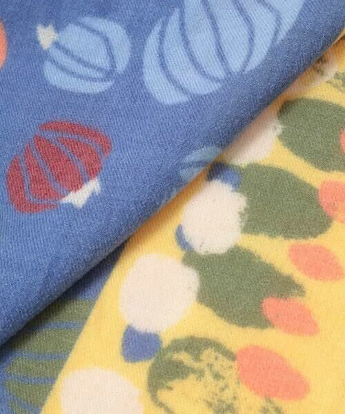 HIROKO BIS / ヒロコビス マフラー・ショール・スヌード・ストール | 幾何プリント起毛ストール /洗える | 詳細2