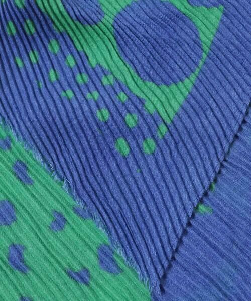 HIROKO BIS / ヒロコビス マフラー・ショール・スヌード・ストール | ドットプリーツストール /洗える | 詳細2