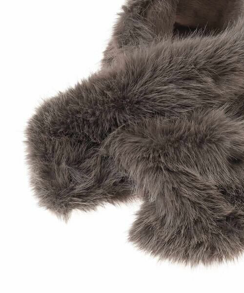 HIROKO BIS / ヒロコビス マフラー・ショール・スヌード・ストール | ロングファーティペット /洗える | 詳細3