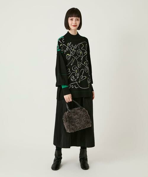 HIROKO BIS / ヒロコビス トートバッグ | 【2WAY】スクエアボアバッグ | 詳細13