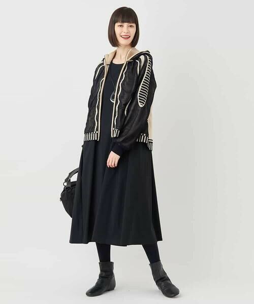 HIROKO BIS / ヒロコビス ニット・セーター | ジャカードニットブルゾン | 詳細12