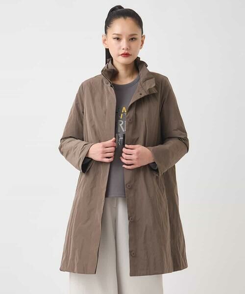 HIROKO BIS / ヒロコビス ダウンジャケット・ベスト | メモリータフタフリルカラーコート | 詳細10