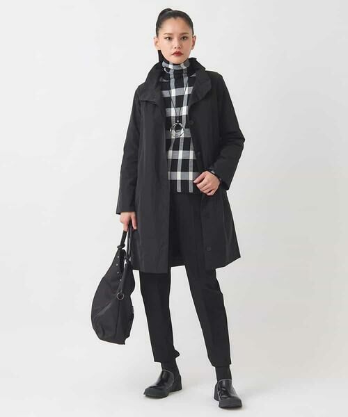 HIROKO BIS / ヒロコビス ダウンジャケット・ベスト | メモリータフタフリルカラーコート | 詳細17