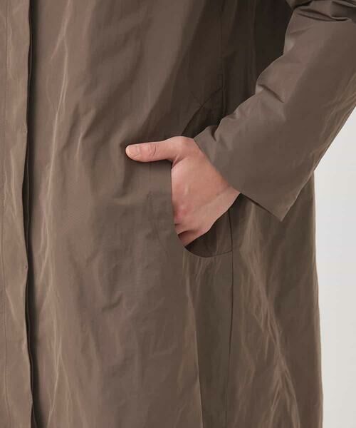 HIROKO BIS / ヒロコビス ダウンジャケット・ベスト | メモリータフタフリルカラーコート | 詳細6