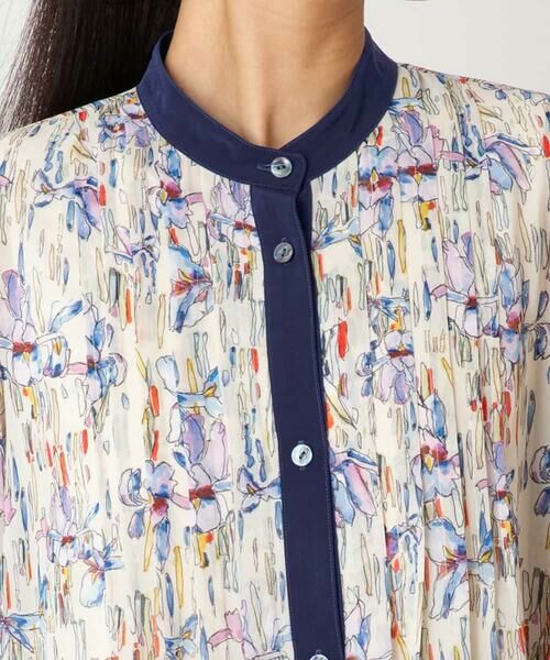 HIROKO BIS / ヒロコビス ロング・マキシ丈ワンピース | アイリスモチーフタックワンピース | 詳細3