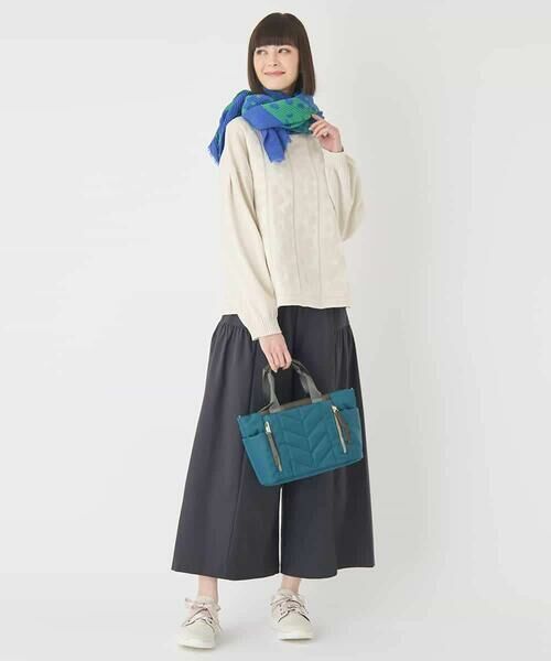 HIROKO BIS / ヒロコビス ニット・セーター | ボリュームスリーブドットジャカードニットトップ | 詳細15