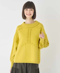 HIROKO BIS / ヒロコビス ニット・セーター | バルキーニットデザインプルオーバー