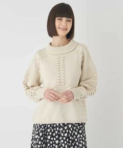 HIROKO BIS / ヒロコビス ニット・セーター | バルキーニットデザインプルオーバー