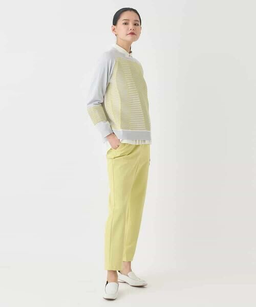 HIROKO BIS / ヒロコビス ニット・セーター | ボーダーミックスニットプルオーバー | 詳細10