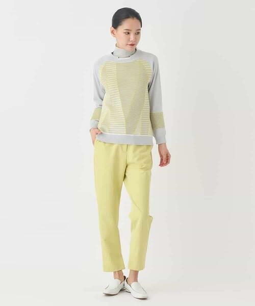 HIROKO BIS / ヒロコビス ニット・セーター | ボーダーミックスニットプルオーバー | 詳細11