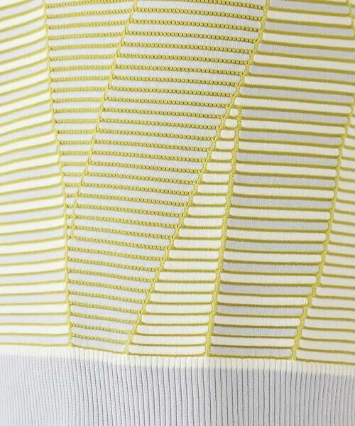 HIROKO BIS / ヒロコビス ニット・セーター | ボーダーミックスニットプルオーバー | 詳細7